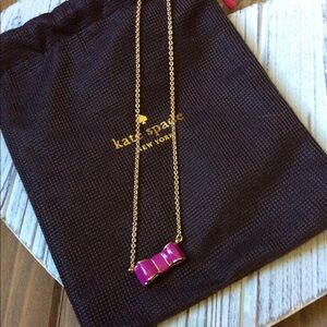 Authentic Kate Spade Bow Necklace NWT